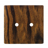 Placa p/ 2 Furos 4x4 - Novara Ebano 